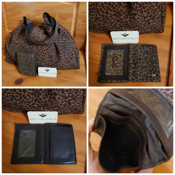 Auth Bottega Veneta Brown Leopard Nylon S-Bag - Picture 5 of 8